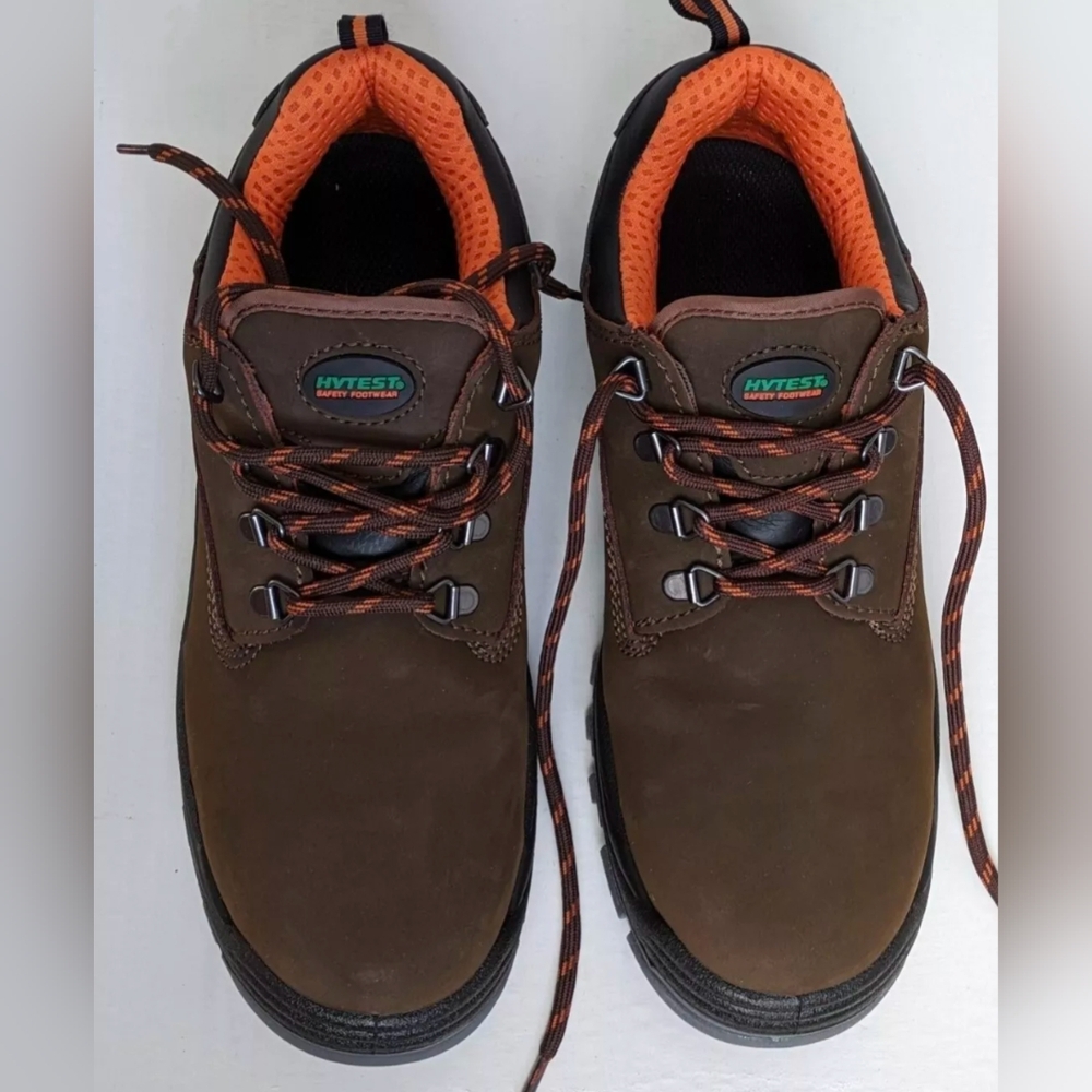 HYTEST Safety Shoes Men's Size 9.5 With Steel Toe Foot Cap (Unused)